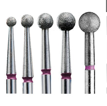 Load image into Gallery viewer, STALEKS PRO EXPERT DIAMOND NAIL DRILL BIT FA01 BALL 1 PCS SET FA01R