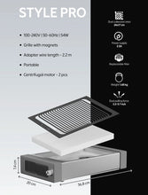 Load image into Gallery viewer, Shemax Style Pro White nail dust collector
